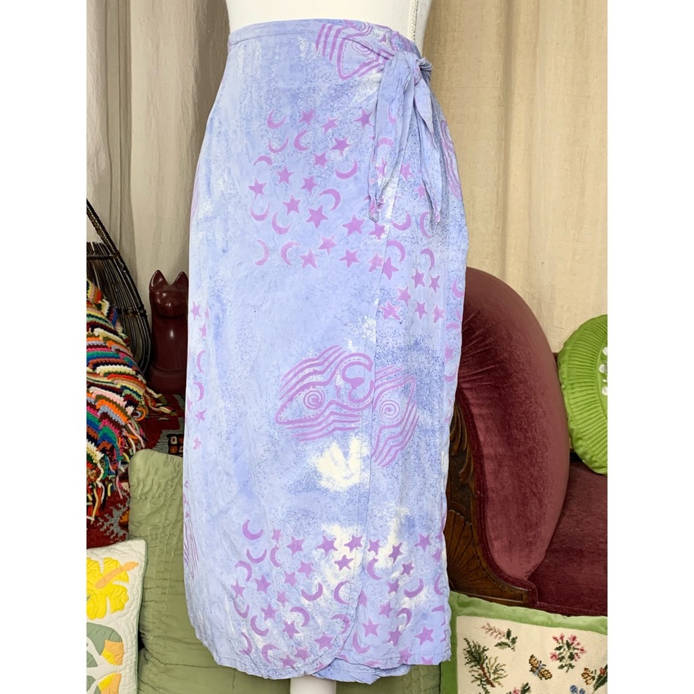 90s Batik Skirt Set - Picture 2 of 6